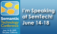 I'm Speaking at SemTech 2009