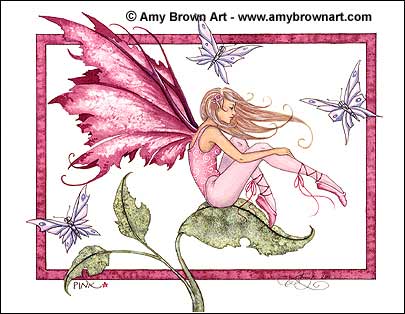 Pink  Amy Brown Fantasy Art