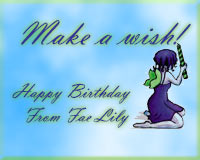 Happy Birthday from Fae Lily